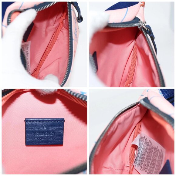 GUCCI Children GUCCIxThe Jetsons Waist bag PVC Pink Silver 502095 Auth 123063M - Picture 15 of 16